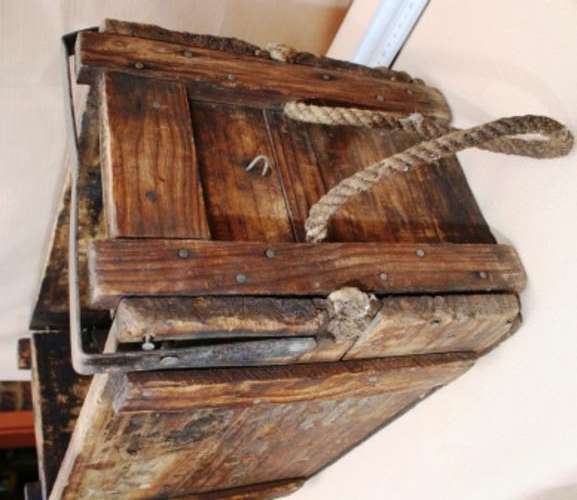 Vintage, Wooden Ammunition Case