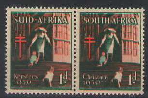 CHRISTMAS STAMPS 1950 UMM PAIR