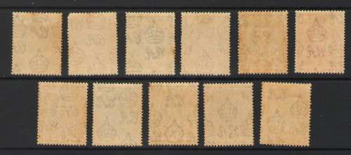 SWAZILAND 1938 KGV1 FULL SET UMM