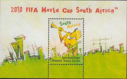 1956 2010 FIFA WORLD CUP MINIATURE SHEET UMM