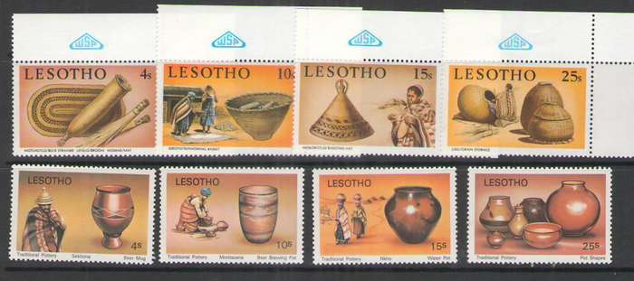 LESOTHO 1976-1980 FIVE SETS UMM
