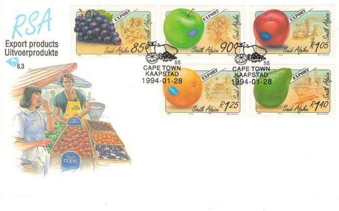 FDC 6TH SERIES 6.3 EXPORT FRUITS