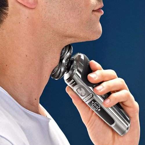 Philips Series 9000 Prestige Wet & Dry Electric Shaver with Qi Charging Pad, Smartclick Beard Styler