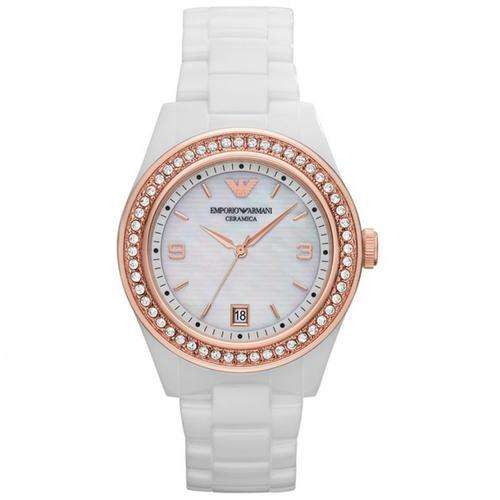 LADIES EMPORIO ARMANI CERAMIC WATCH AR1472 #BRAND NEW