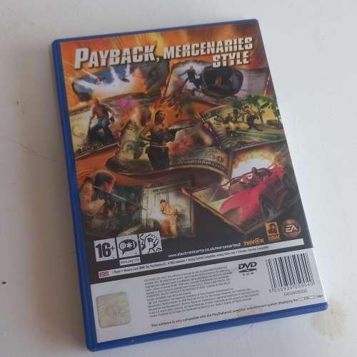 MERCENARIES 2 WORLD IN FLAMES PLAYSTATION 2 GAME
