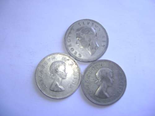 1952, 1954 1956 UNION HALF CROWNS. SILVER 21.21 GRAMS BID PER 1 TO TAKE 3.