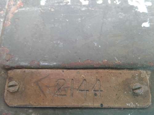 1941 WW11 FIELD TELEPHONE SET L.MARKED 2144 ET LTD. ALSO MARKED 7 TH DR .
