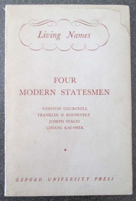 Four Modern Statesmen: Churchill, D. Roosevelt, Stalin, Kai-Shek - Living Names