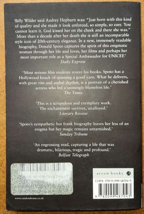 The Life of Audrey Hepburn by Donald Spoto, ENCHANTMENT