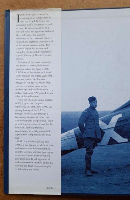 RAF An Illustrated History from 1918, Roy Conyers Nesbit, Foreword ACM Sir R Johns 1998, 1st Edition