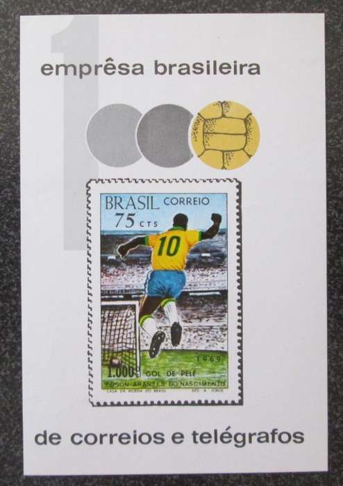 Unique collection Mini Sheets South America:Brazil & Argentina 1967-1985 Pele`s 1000th Goal Included