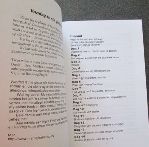SIGNED Martie Preller: Vandag Is Nie Gister Nie & Die land van stories `n praktiese storiemaakkursus