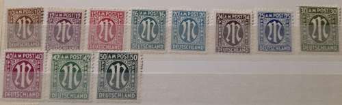 Germany WW2 Allied Territories + British American Zones Stamps 1945-1949, Over 170 Stamps