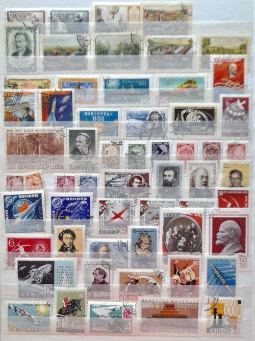 Stamps from USSR * 1918- 1989 * OVER 1450 stamps * 28 Pages * Valued Over 500 USD * Amazing Lot