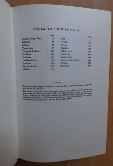Birds of The Southern Third of Africa vol. 2, African Handbook of Birds