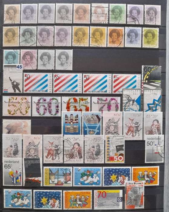 Netherlands / Holland Stamps, 1876 - 1989, Over 680 Stamps,Album Included, Top end Collection