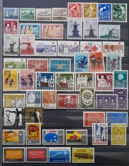 Netherlands / Holland Stamps, 1876 - 1989, Over 680 Stamps,Album Included, Top end Collection