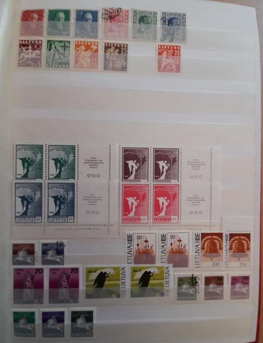 Lithuania, Lot of Stamps 1934 - 1996, Lietuva + 2 Stamp Booklets