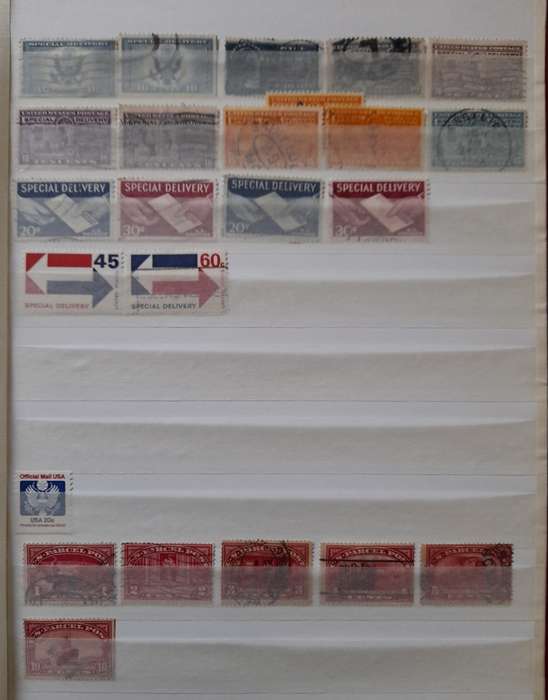 41 High Value USA America Stamps: Airmail Special Delivery, US Parcel Post, Postage Due