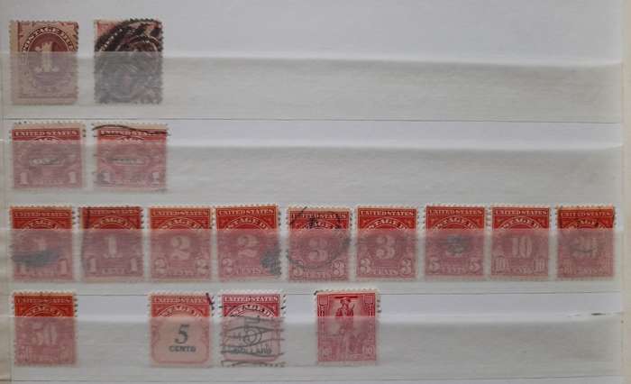 41 High Value USA America Stamps: Airmail Special Delivery, US Parcel Post, Postage Due
