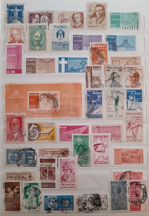 Stamps from Brazil, 1891 to 1984, Over 700 Stamps, a Comprehensive Collection