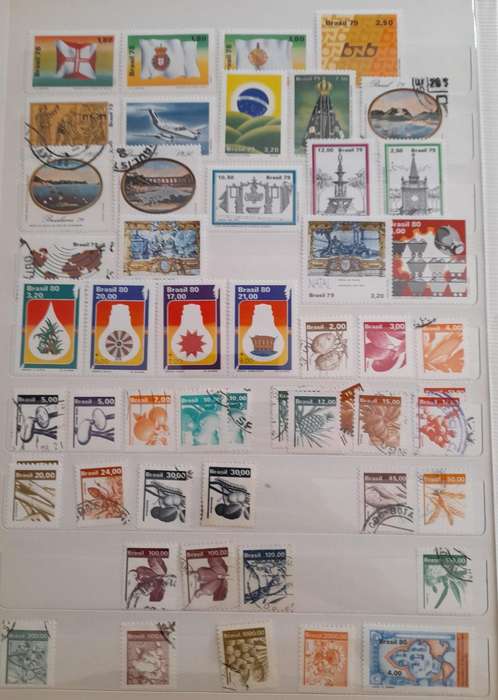 Stamps from Brazil, 1891 to 1984, Over 700 Stamps, a Comprehensive Collection