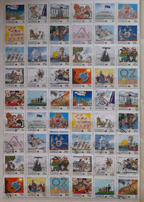 Over 1500 Stamps from Australia 1979 to 1996 and Antarctic 1957 to 1997 and Extra Booklets