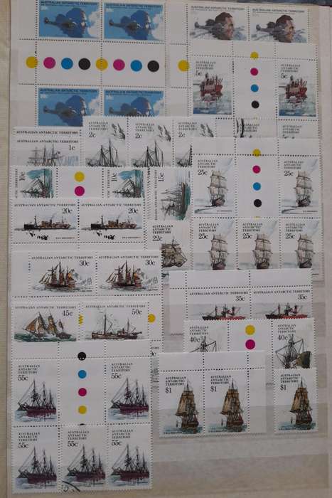 Over 1500 Stamps from Australia 1979 to 1996 and Antarctic 1957 to 1997 and Extra Booklets