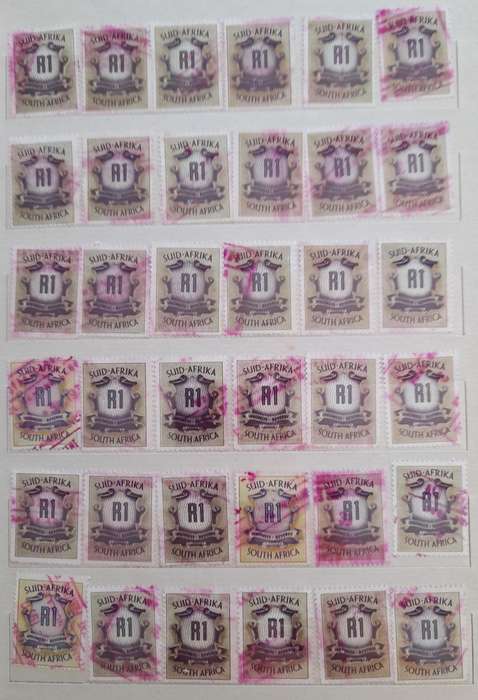 Over 450 ZAR Zegelregt and South Africa Revenue Stamps, a Comprehensive Collection