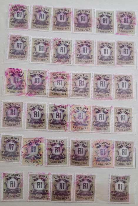 Over 450 ZAR Zegelregt and South Africa Revenue Stamps, a Comprehensive Collection