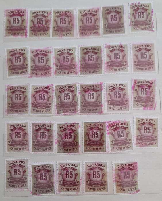 Over 450 ZAR Zegelregt and South Africa Revenue Stamps, a Comprehensive Collection