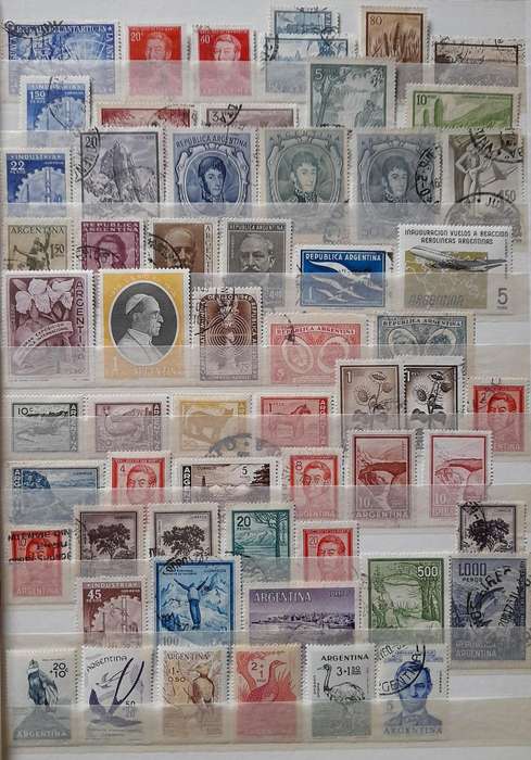 Argentina Stamps 1862 to 1987, Over 270 Stamps, a Startup Collection