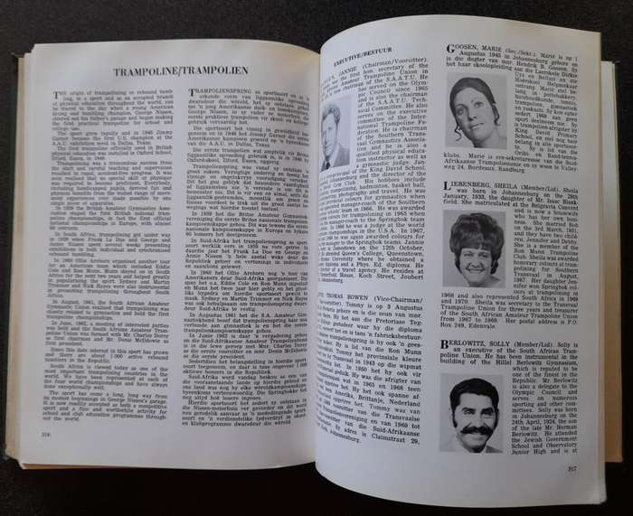 Sports Personalities South Africa / Suid-Afrika Sportpersoonlikhede 1971
