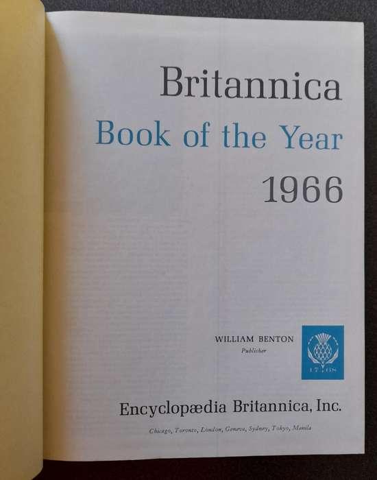 Britannica Book of the Year 1966, Events of 1965
