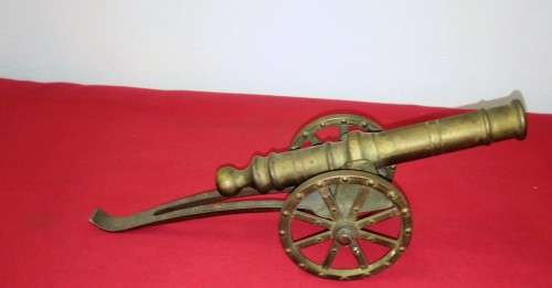 Vintage Brass Canon - 20cm - Please C Pics for condition