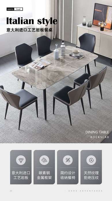 6 Seater Dining Set Table With Chairs