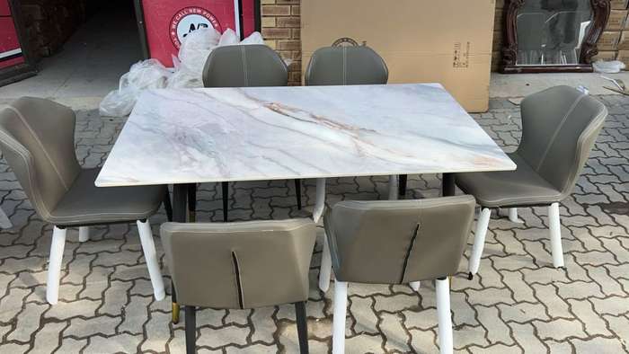 6 Seater Dining Set Table With Chairs