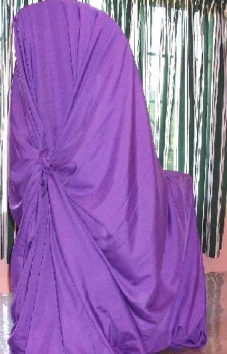 Chair Covers -Self Tie -Pongee SlipCovers - Bulk lot of 85 - White