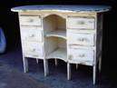 DESK: white washed