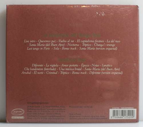 Gotan Project - Gotan Project Live  2-CD Promotional Copy (2008 France) SEALED
