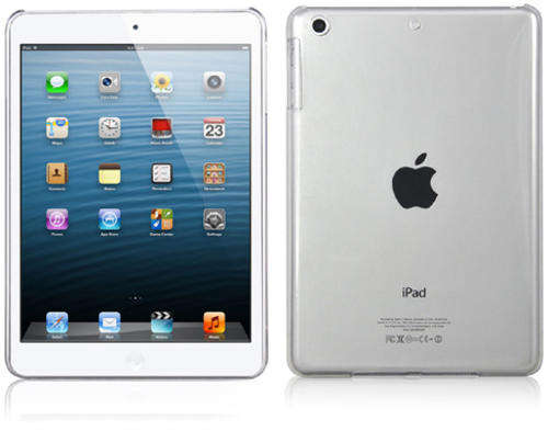 Crystal Clear Hard Plastic Protective Back Case Cover For iPad Mini Mutiple Colours