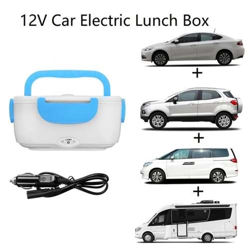 Portable Electric Heater Lunch Box Car Plug Food Bento Storage Container Warmer