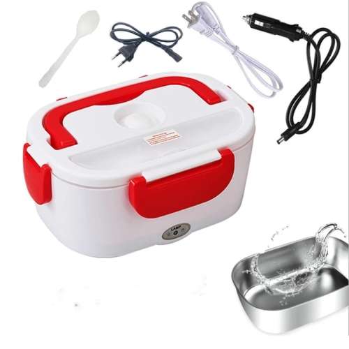 Portable Electric Heater Lunch Box Car Plug Food Bento Storage Container Warmer