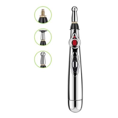 Electric Pulse Acupuncture Meridian Pen Massager Relief Pain Laser Massage Therapy