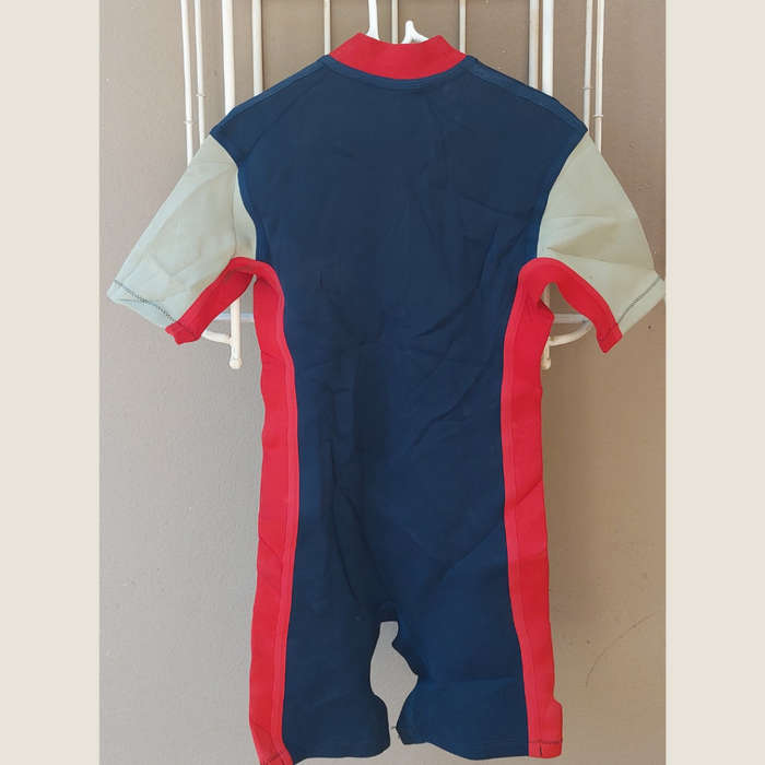 Aquarius Blue and Red Mens Diving Bodysuit