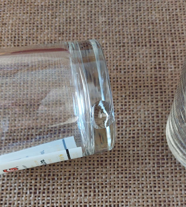 Three Printed Whiskey Glasses