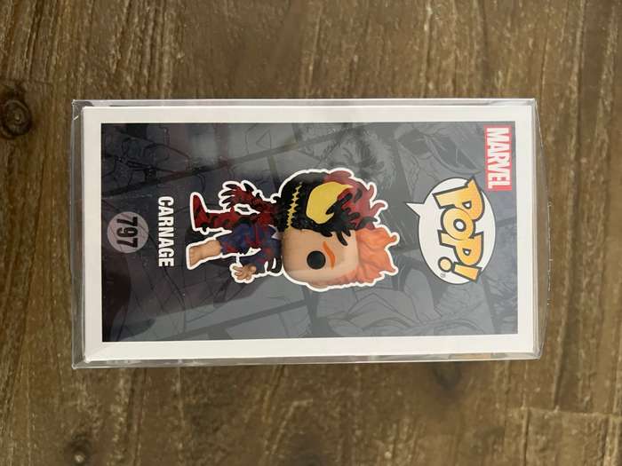 CARNAGE!!MARVEL!!FUNKO POP!! HOT TOPIC EXCLUSIVE!!!