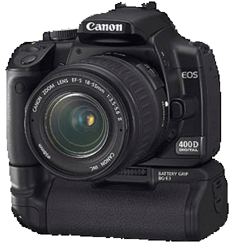 R1 Auction ** Canon 400D ** EFS 18-55mm Lens **CANON BATTERY GRIP** Digital SLR Camera **