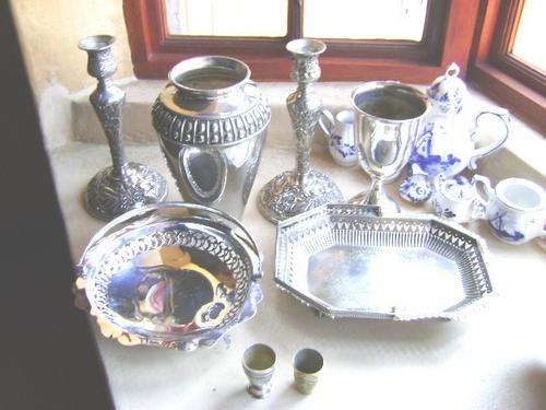 RARE SILVER PLATED CHURCH MASS LOT