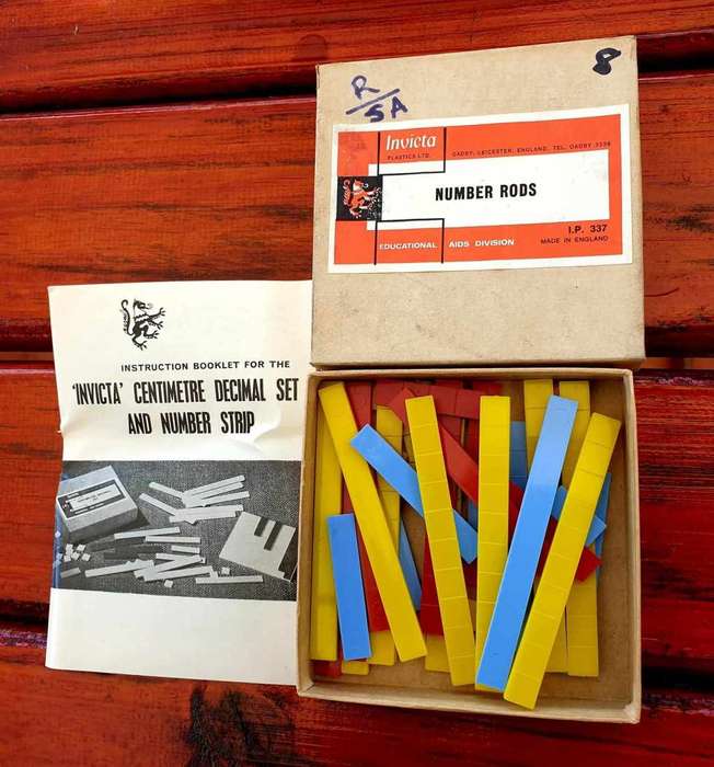 VINTAGE EDUCATIONAL NUMBER RODS